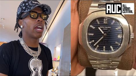 lil babys fake watch
